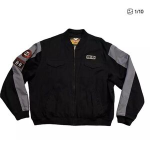 Harley-Davidson Black and Gray Jacket